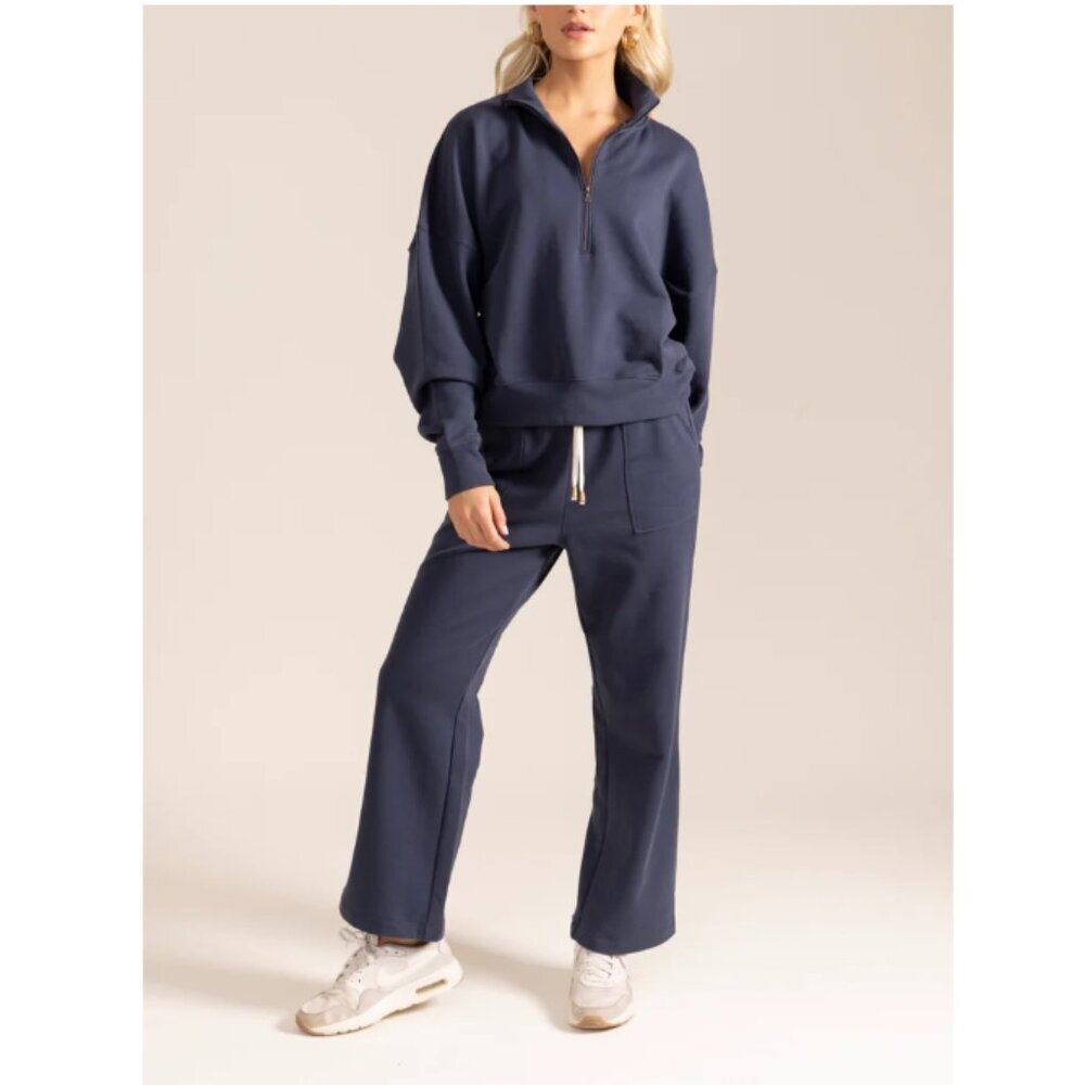 NWT Le Marais Chatham Top +  Pant Set • Admiral • Matching Two-Piece Outfit